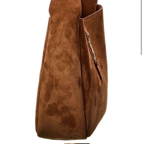 Saint Laurent Small Le 5 A 7 Hobo Bag in Brown Caramel - Picture 8 of 9